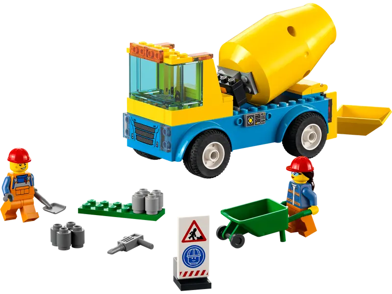 Lego Lastbil med cementblander